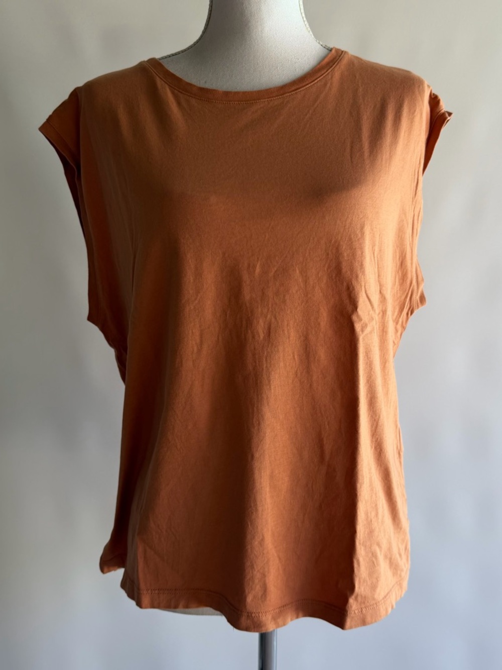 Joie Pima Cotton Sleeveless Muscle Tee - sz L